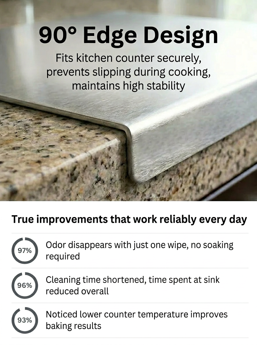 [Boost Efficiency] 4-in-1 Pure Titanium Cutting Board