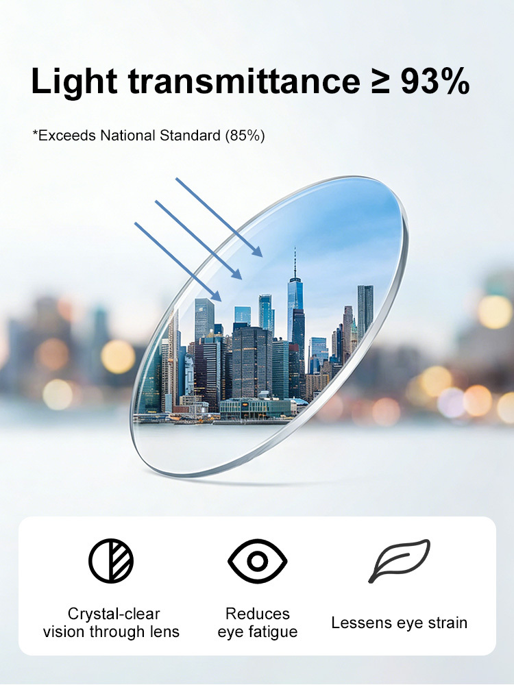 Borderless stylish high-definition anti-fatigue presbyopia glasses