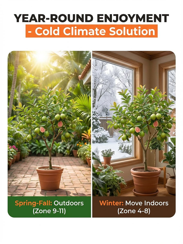 [Vitamin C Bomb] Organic Red Guava Saplings