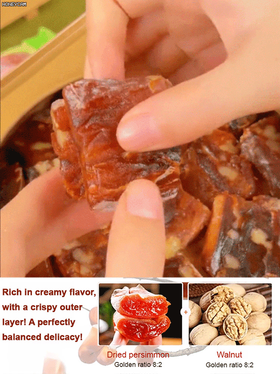 【No Added Sugar】Persimmon Cake with Walnuts