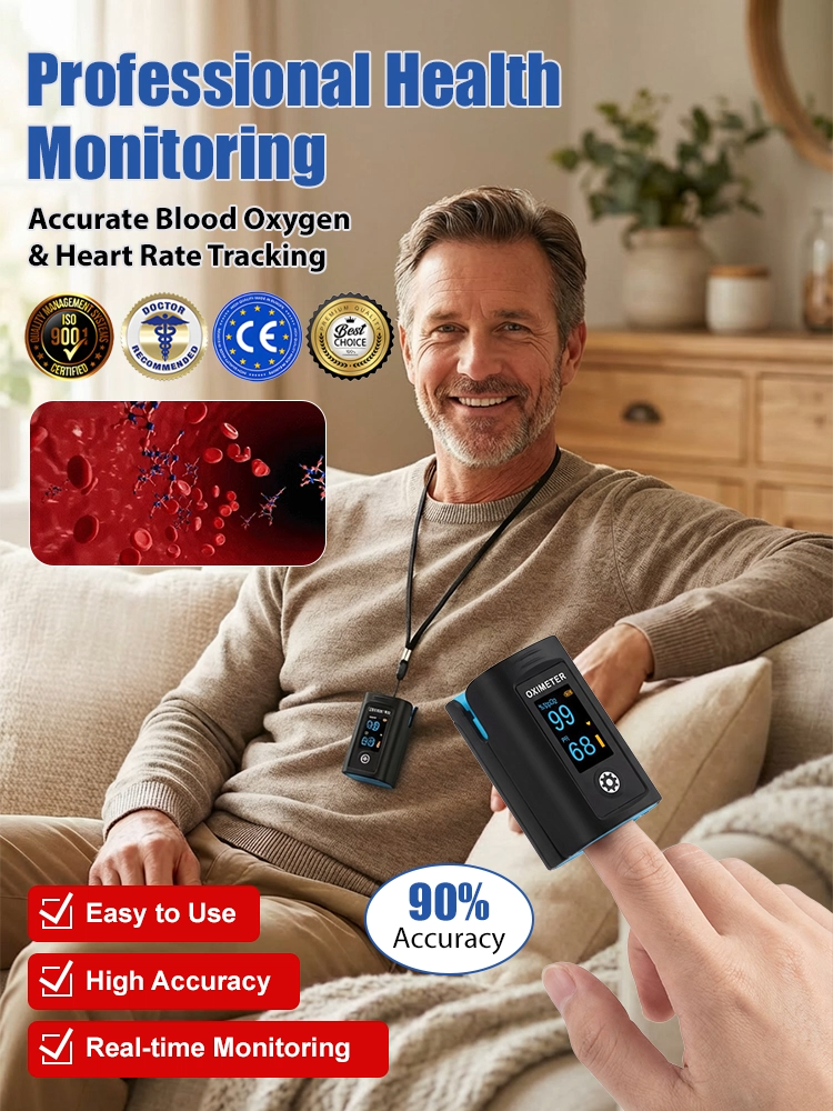 Home-use finger clip blood oxygen tester