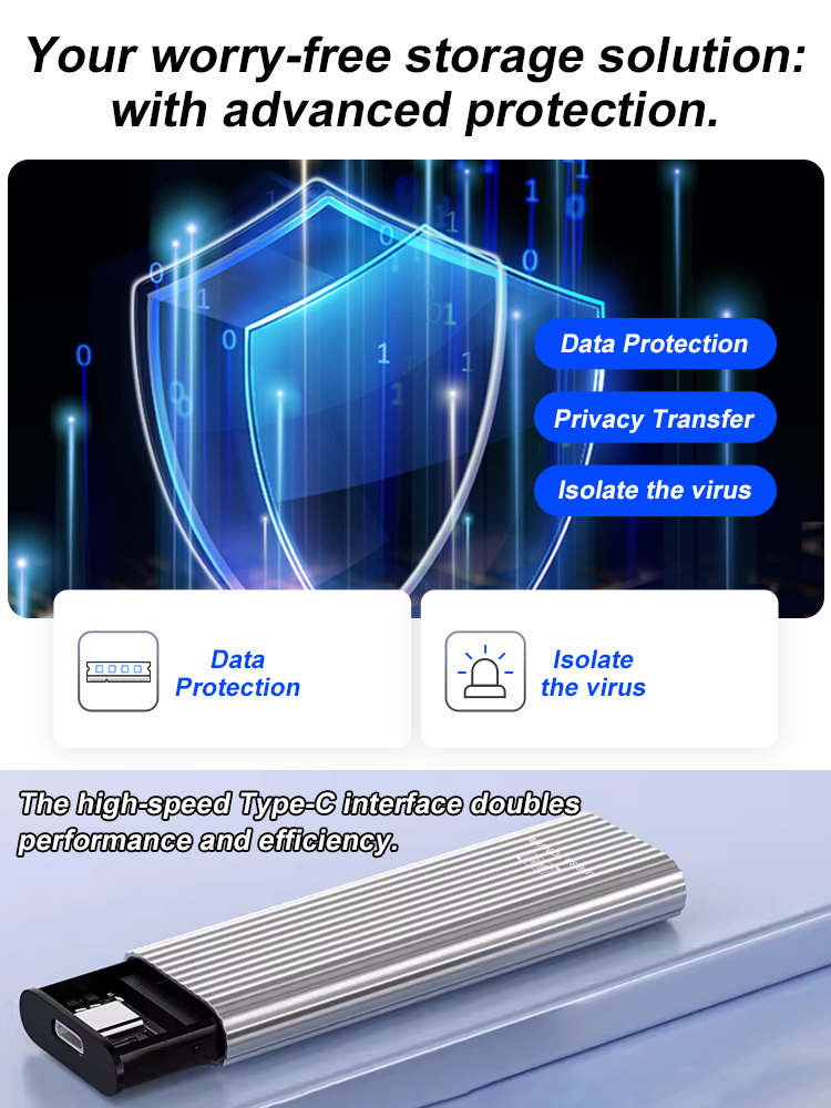 16TB Large Capacity Type-C Portable Mini SSD