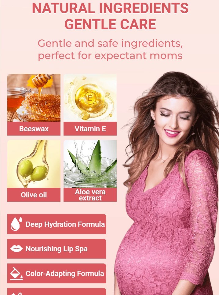 Flower color changing lipstick