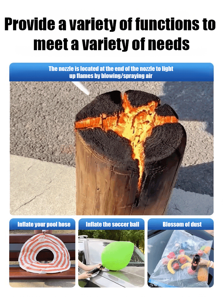 Wireless onboard mini vacuum cleaner [can suck and blow]