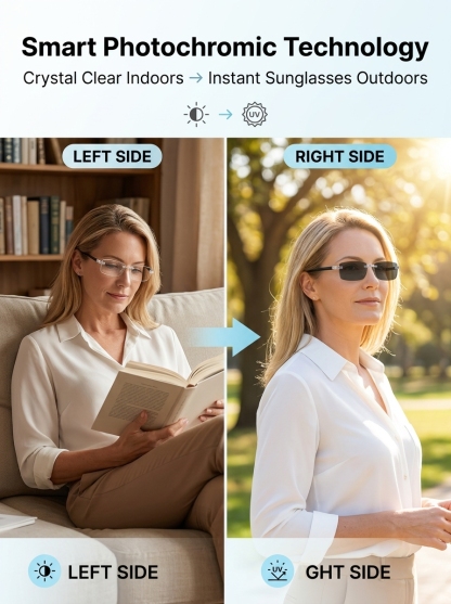 🇩🇪👓🌓The Last Pair of Glasses You’ll Ever Buy: Smart Auto-Focus Meets Instant Photochromic Magic! 