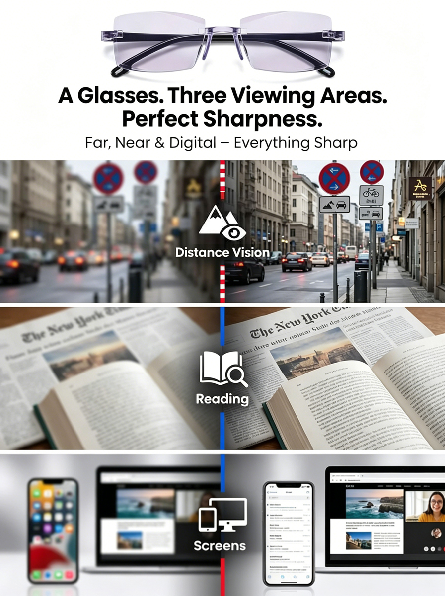 Photochromic Blue Light Blocking Reading Glasses