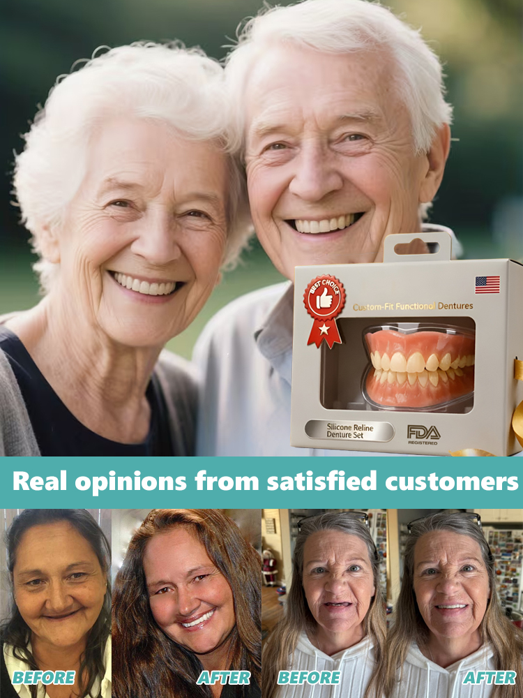 【Best-Selling】Self-Adjusting Fake Denture Set