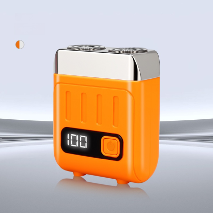 Intelligent digital display double-ring electric shaver