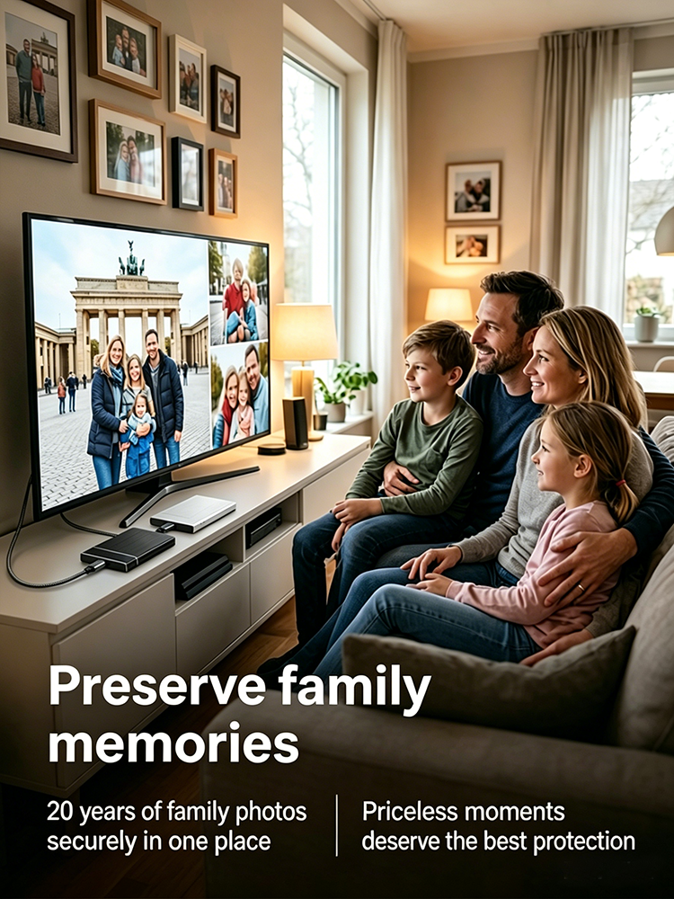 Leichter und schneller mobiler Solid-State-Laufwerk