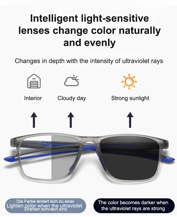 【Ultra-lightweight Sports】Smart Zoom Reading Glasses