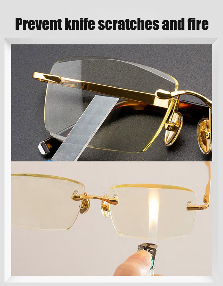 Automatic Zoom Natural Crystal Reading Glasses for Eye Protection