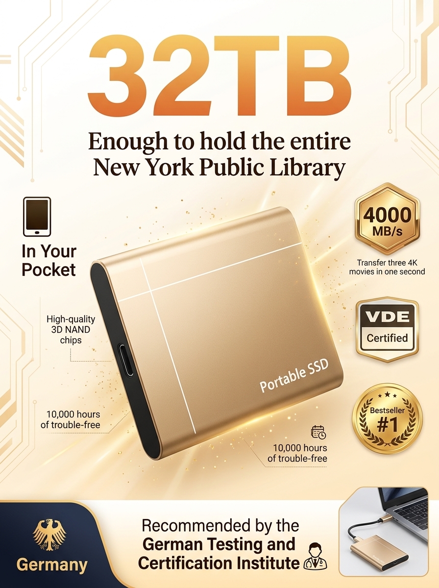 High-speed portable solid-state drives