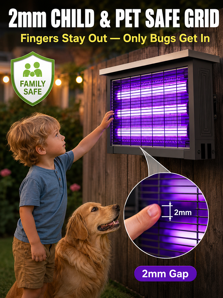 [Zero Electricity Costs] Solar-Powered Outdoor Mosquito Repellent Light