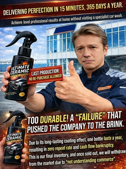 Ultimate Car Ceramic Gloss Coating Spray