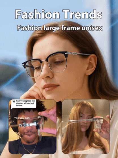 Retro fashion anti-blue light glasses