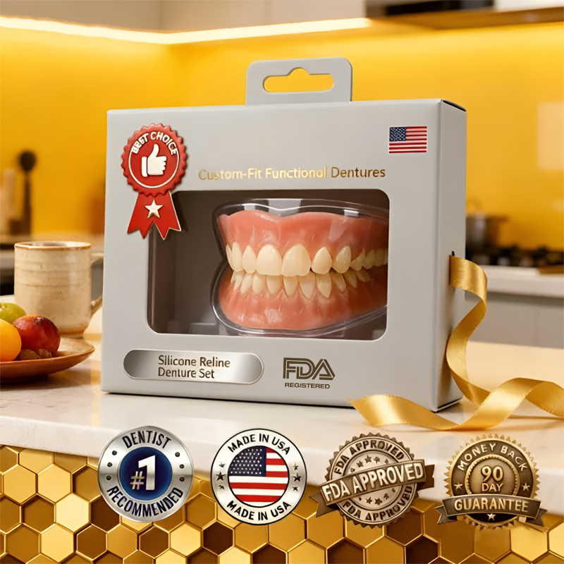 【Best-Selling】Self-Adjusting Fake Denture Set