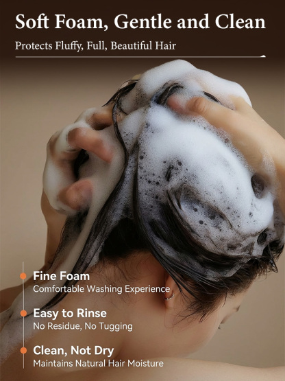 Oil-control and anti-frizz volumizing shampoo