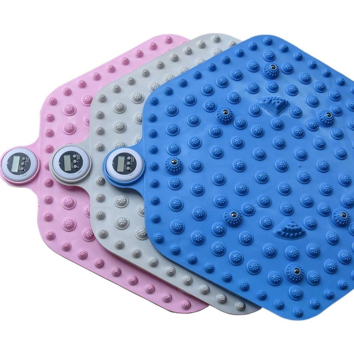 Alfombrilla acupresora para pies con temporizador