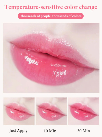 Flower color changing lipstick