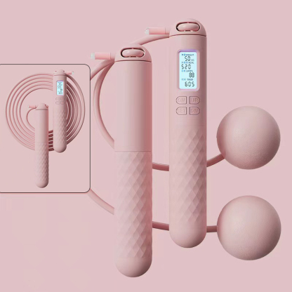 【Fat Burning】Dual-Purpose Magnetic Control Counting Steel Wire Jump Rope