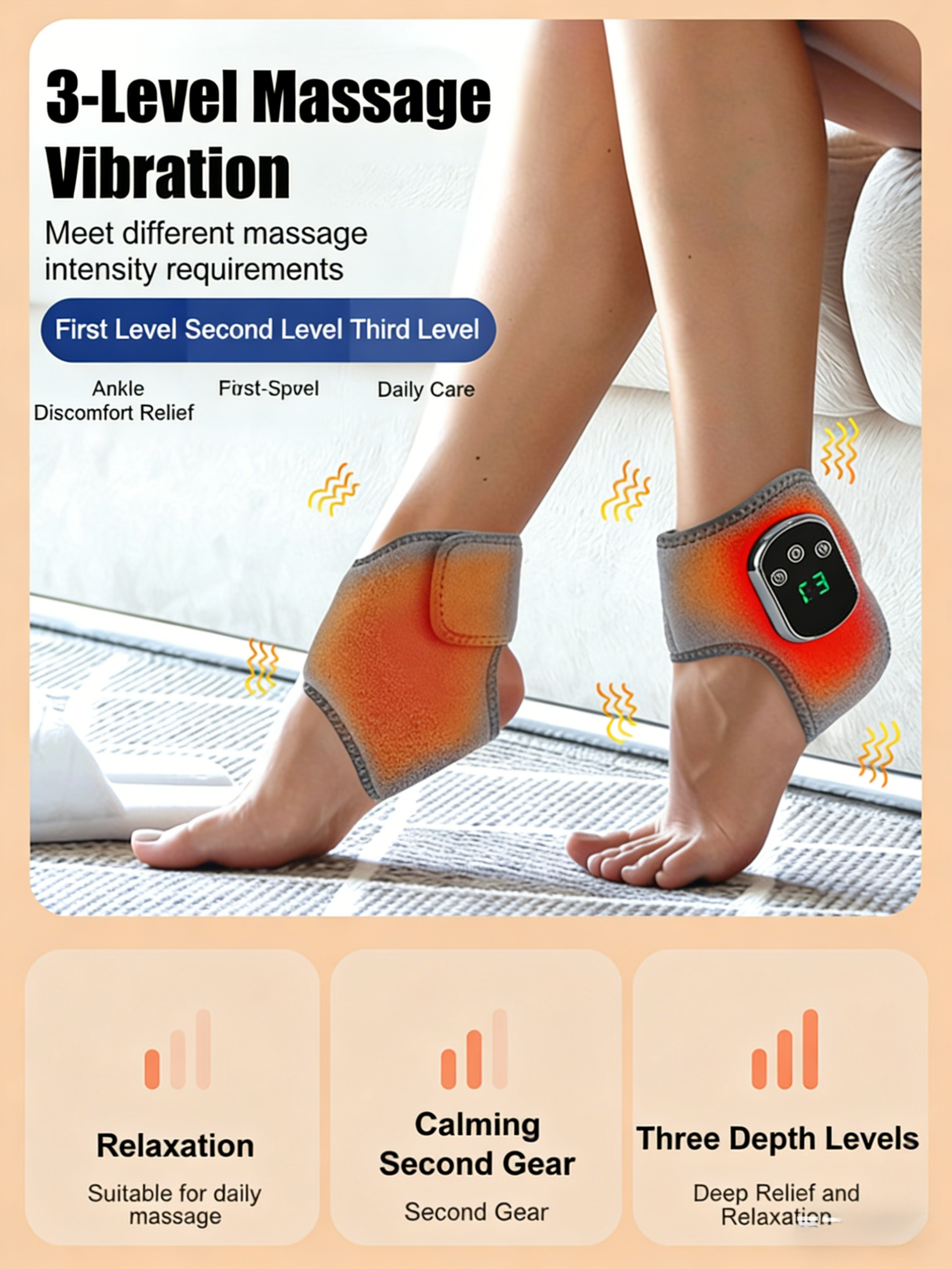 Ankle Massager Massager Rehabilitation Vibrating Massage Massage