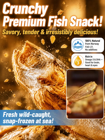 [Rich and Savory] Crispy  Tender  and Irresistibly Delicious Dried Yellow Croaker