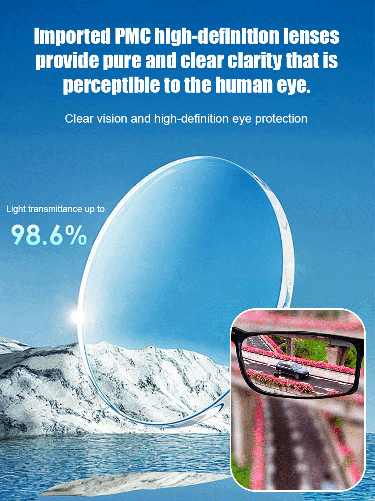 Ultra-light foldable blue light blocking reading glasses