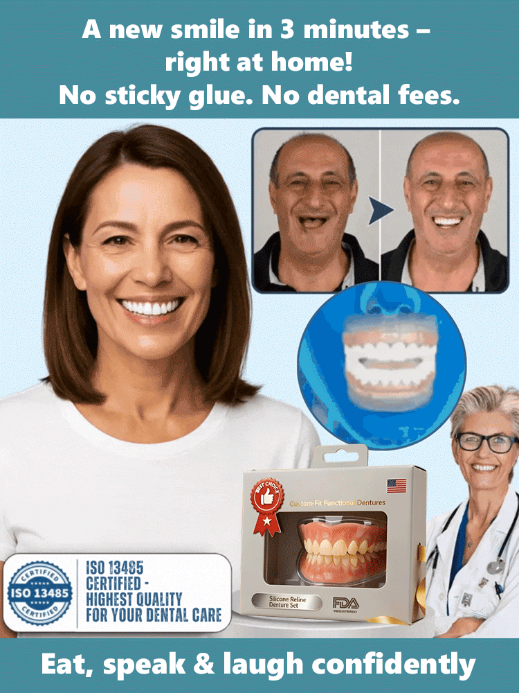 【Best-Selling】Self-Adjusting Fake Denture Set