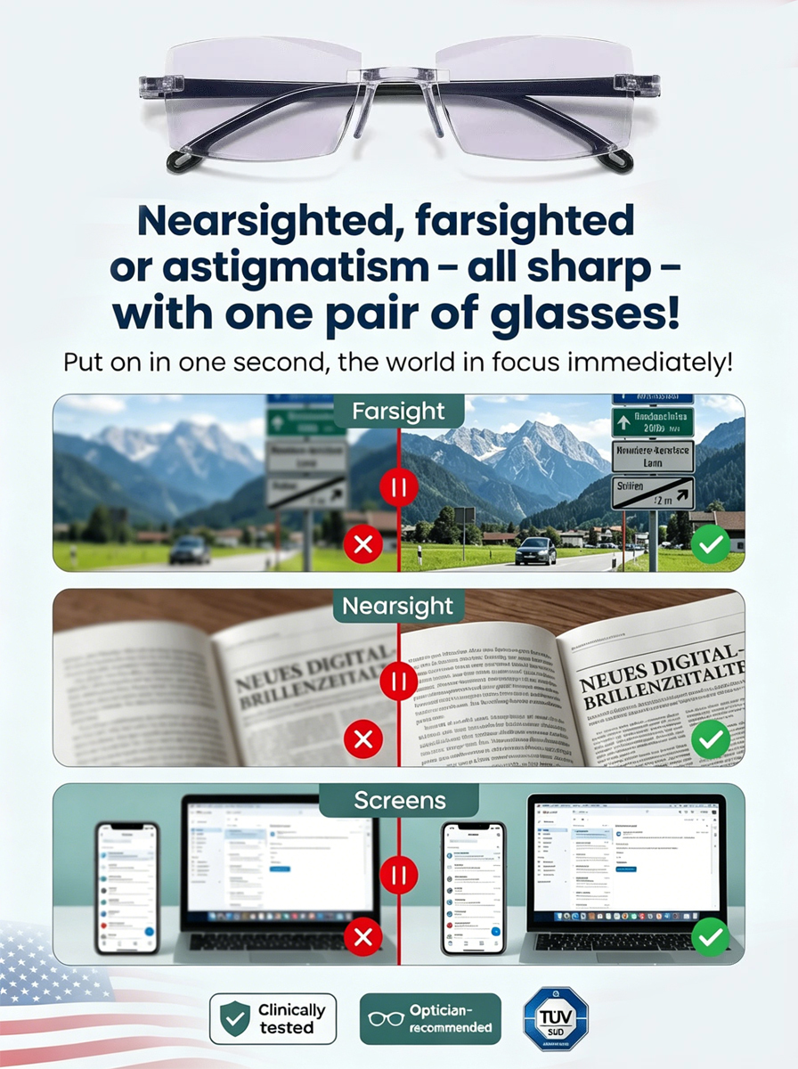 Photochromic Blue Light Blocking Reading Glasses