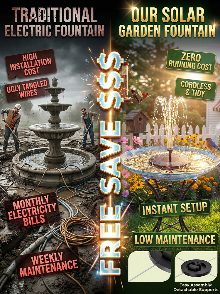 Solar Garden Fountain Pump Device