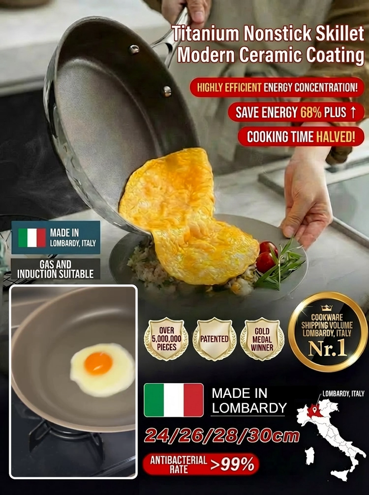【Local Bestseller】Titanium Nonstick Skillet
