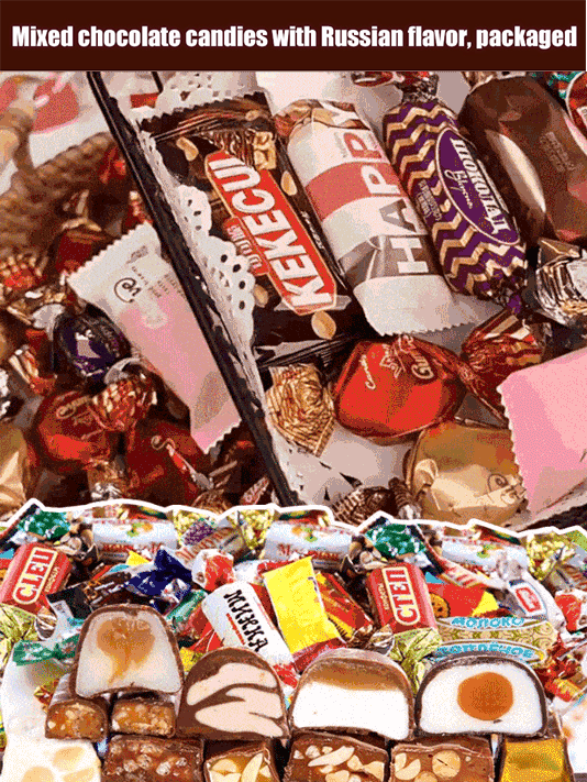 Russian style mixed chocolate candy