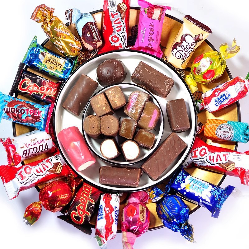 Russian imported mixed chocolate candies