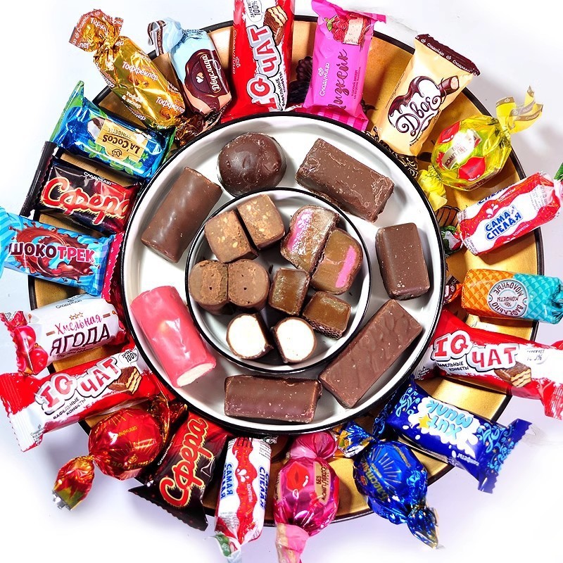 Russian imported mixed chocolate candies