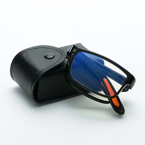 Ultra-light foldable blue light blocking reading glasses