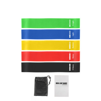 [You can also practice at home] TPE Elastic Yoga Band