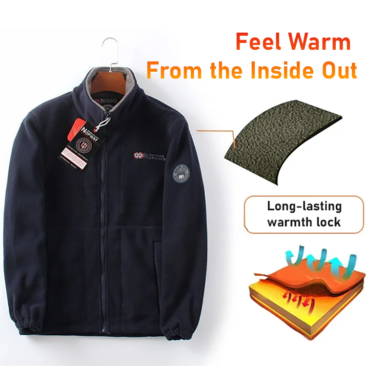 Men's double-sided velvet jacket