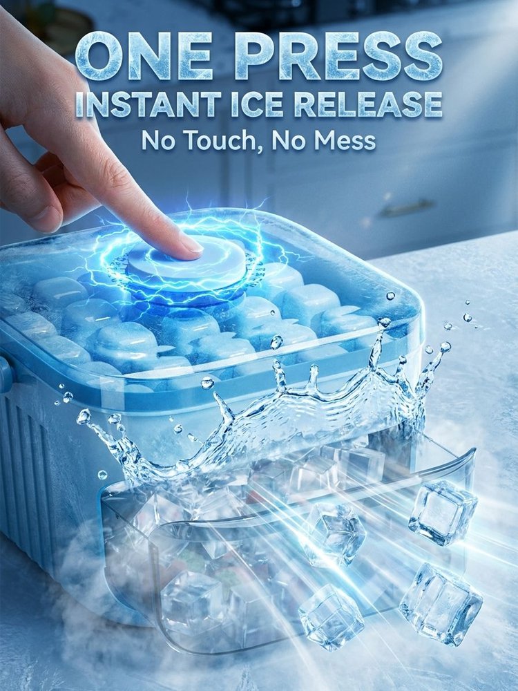 [Lazy Man's Artifact] Large Capacity Ice Maker That Doesn't Dirt Your Hands