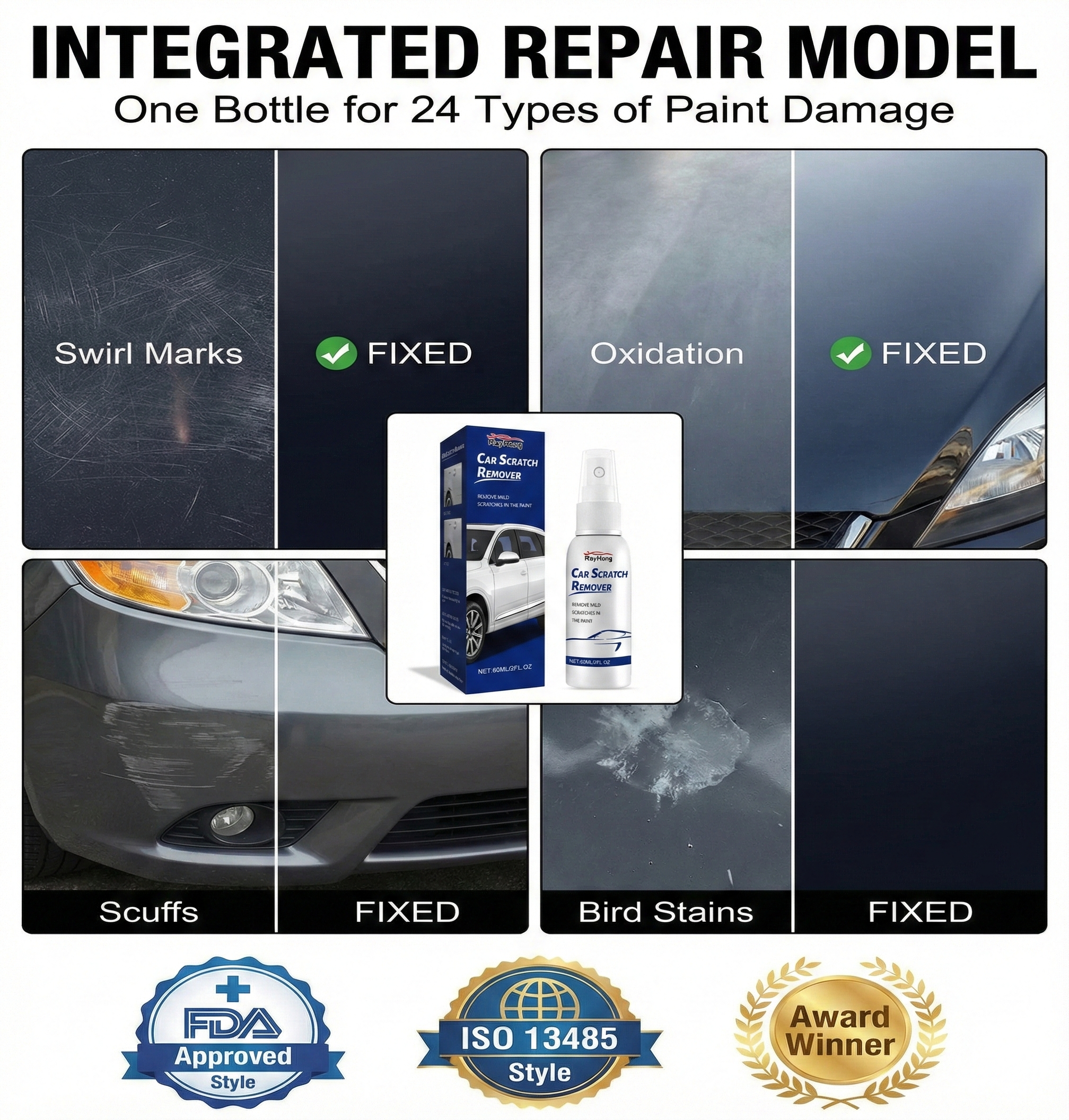 🚗Instantly erases scratches in 3 seconds and restores your car's showroom shine for 10 years! ⭐⭐⭐⭐⭐ 4.9/5 Average Rating (Based on 12,500+ Verified Reviews)