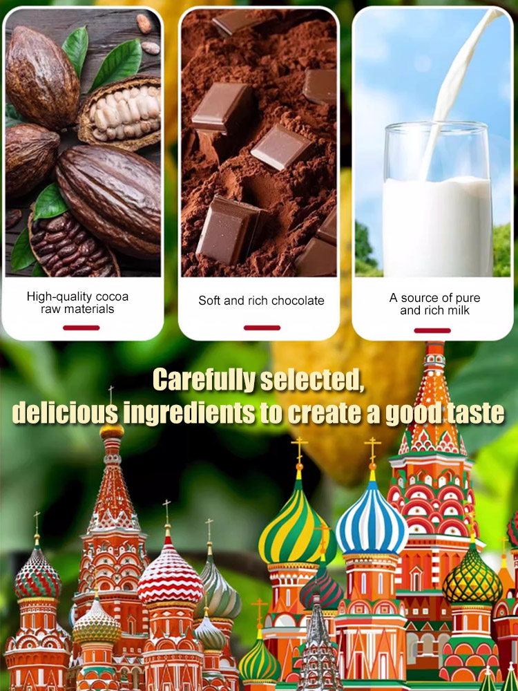 Russian style mixed chocolate candy