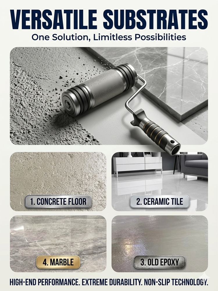Wear-resistant and anti-slip floor paint