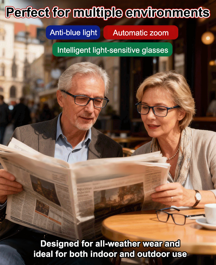 【Ultra-lightweight Sports】Smart Zoom Reading Glasses