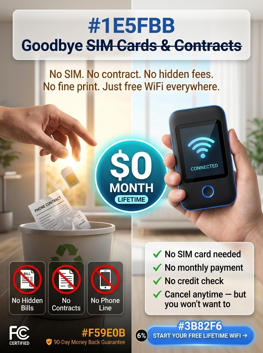 One-Time Purchase for Lifetime Free Global 5G+ Internet