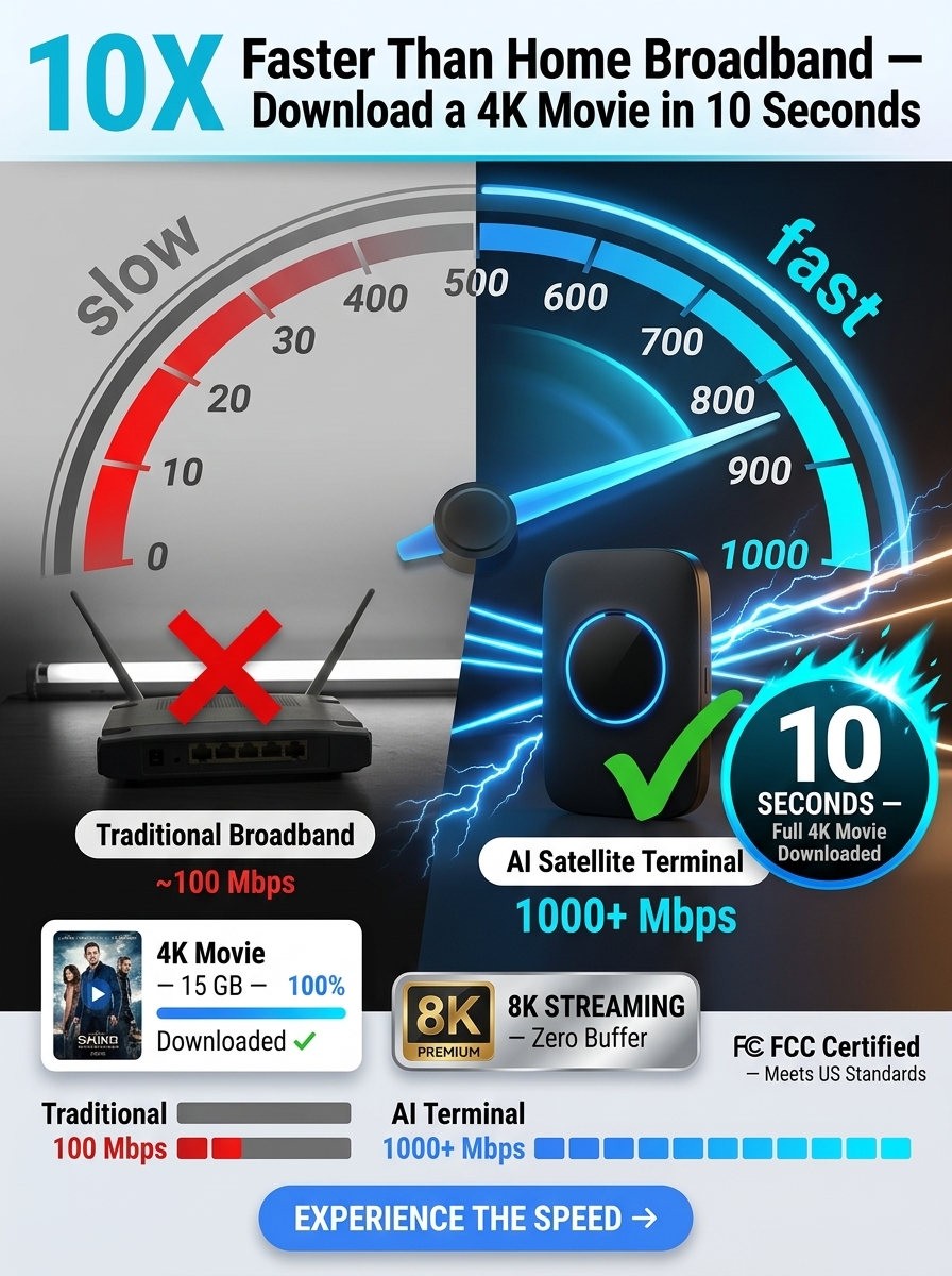 One-Time Purchase for Lifetime Free Global 5G+ Internet