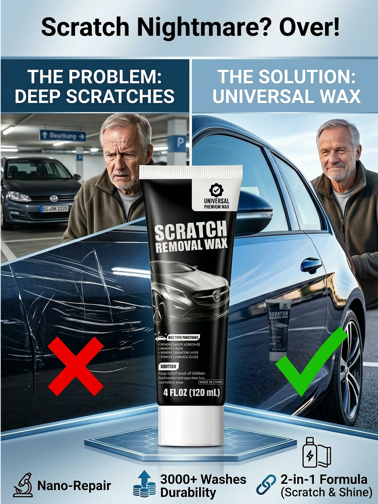 Scratch Eraser: Deep Repair Wax for Car Paint Scratches