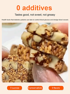 [0 sucrose high fiber] flax seed walnut crisps