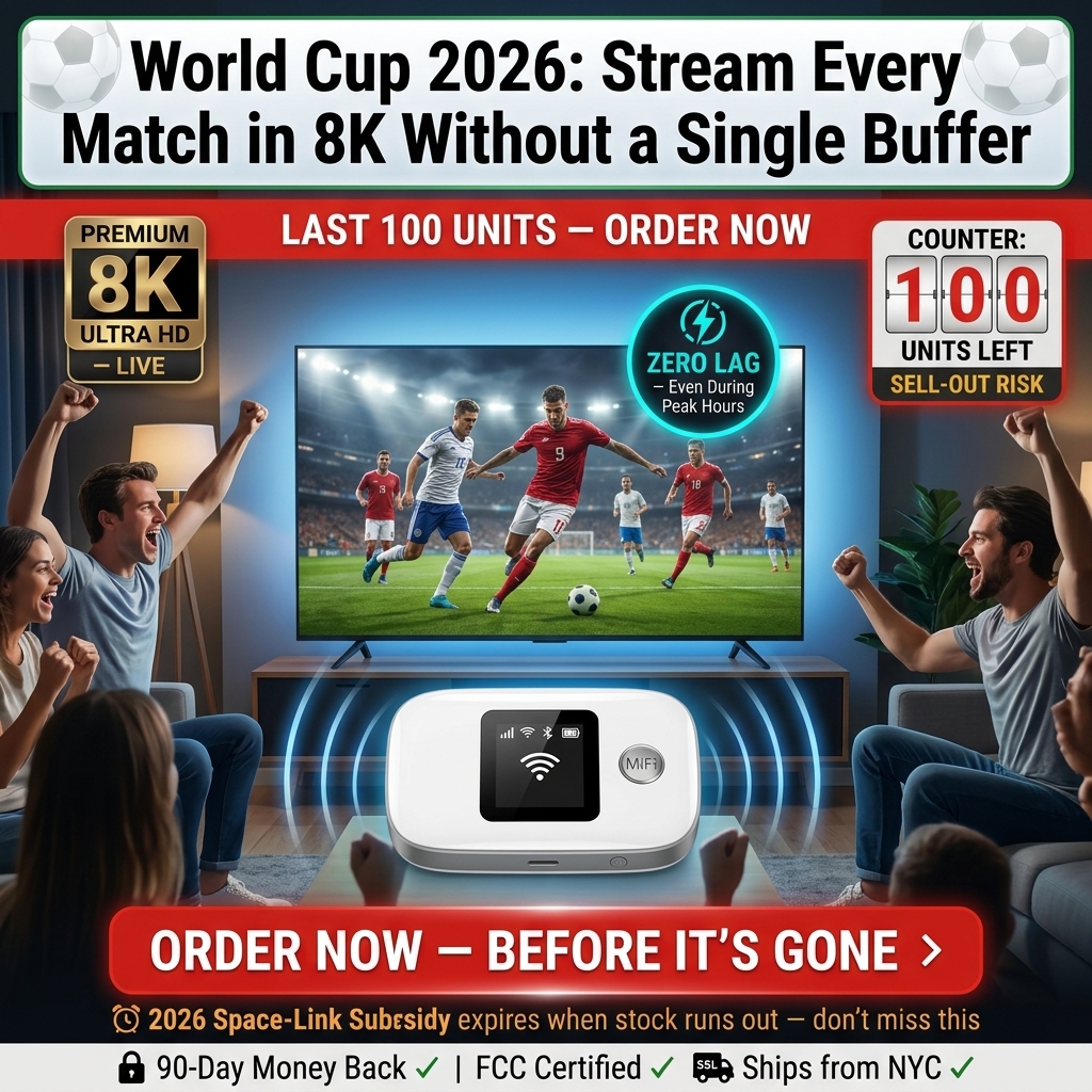 One-Time Purchase for Lifetime Free Global 5G+ Internet