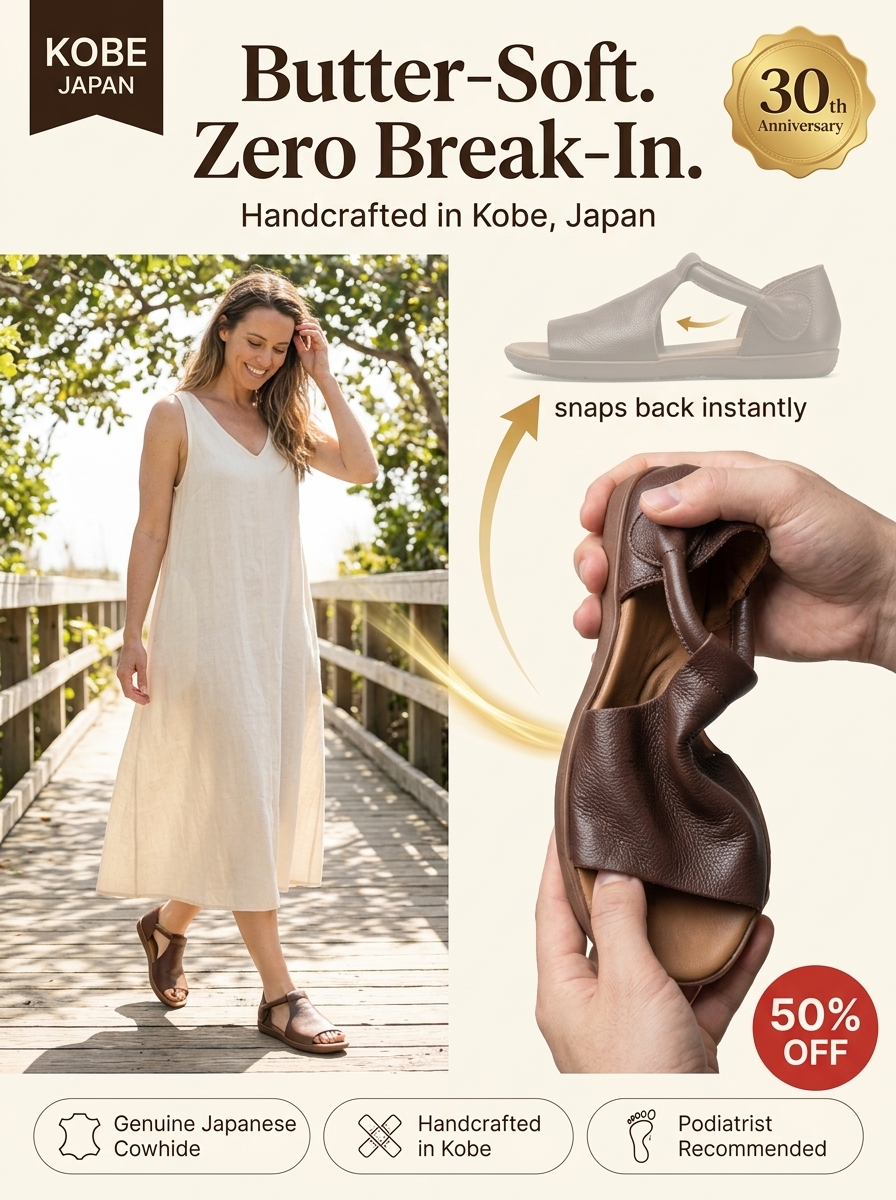 Handmade leather sandals