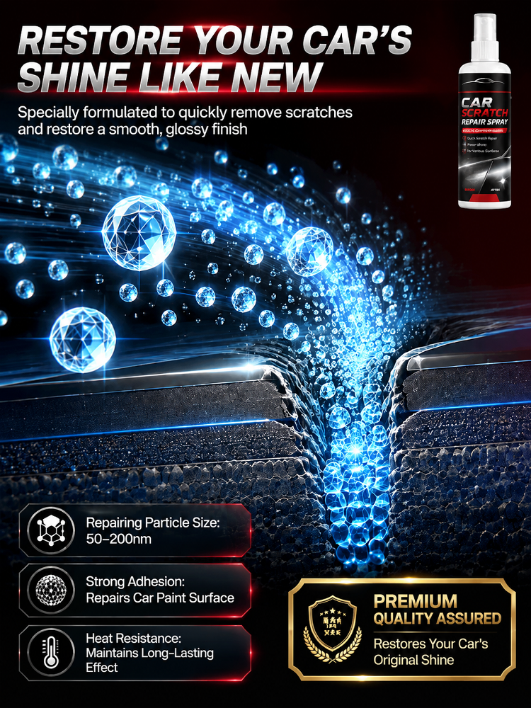 [One Spray to Remove Scratches] Car Paint Scratch Repair Spray