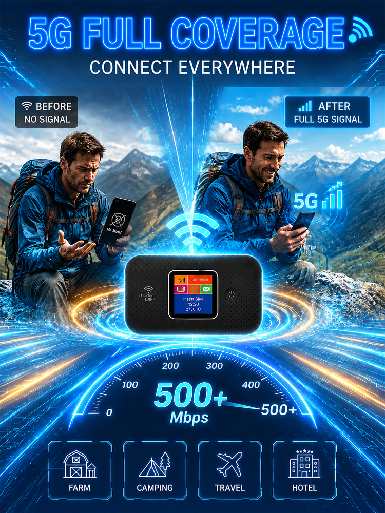 🌐Space-Link AI Satellite Terminal: Lifetime Free Unlimited High-Speed Wi-Fi